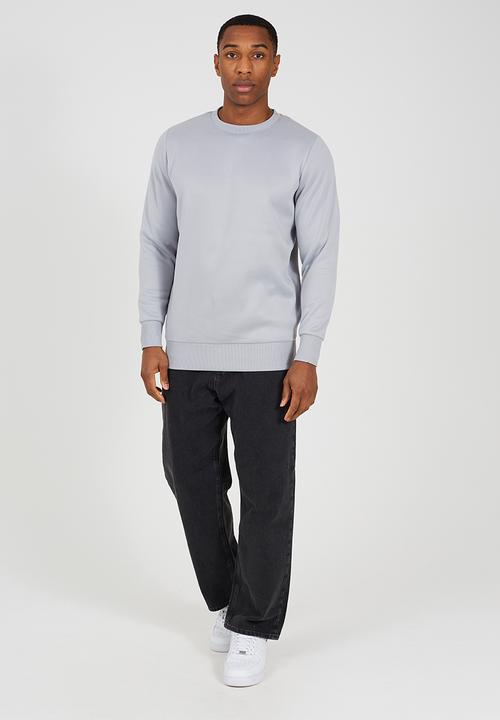 Brave Soul - Crew Neck Sweatshirt - Storm Grey