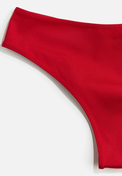 H&M - Brazilian bikini bottoms - red