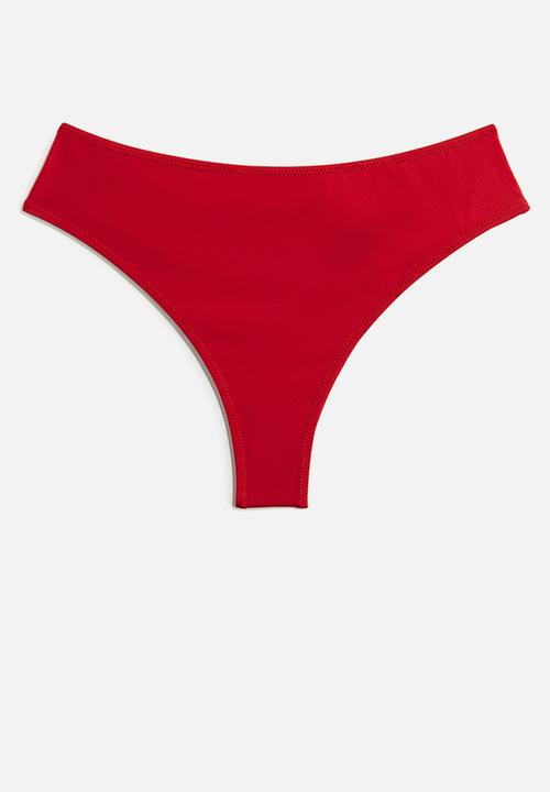 H&M - Brazilian bikini bottoms - red