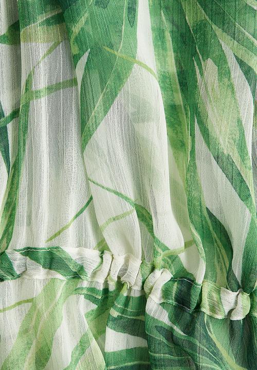 H&M - Beach kaftan - green,multi