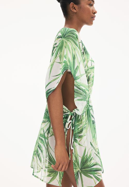 H&M - Beach kaftan - green,multi