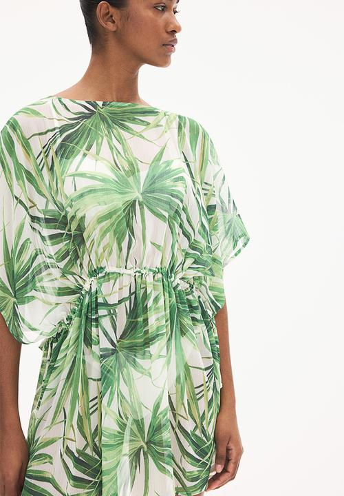H&M - Beach kaftan - green,multi