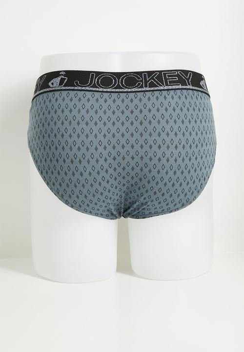 Jockey - 4 Pack brief fancy - grey