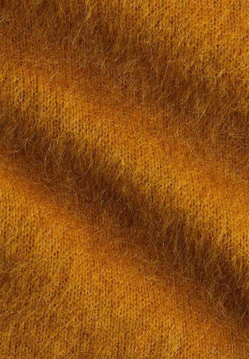 H&M - Oversized mohair-blend jumper - mustard yellow