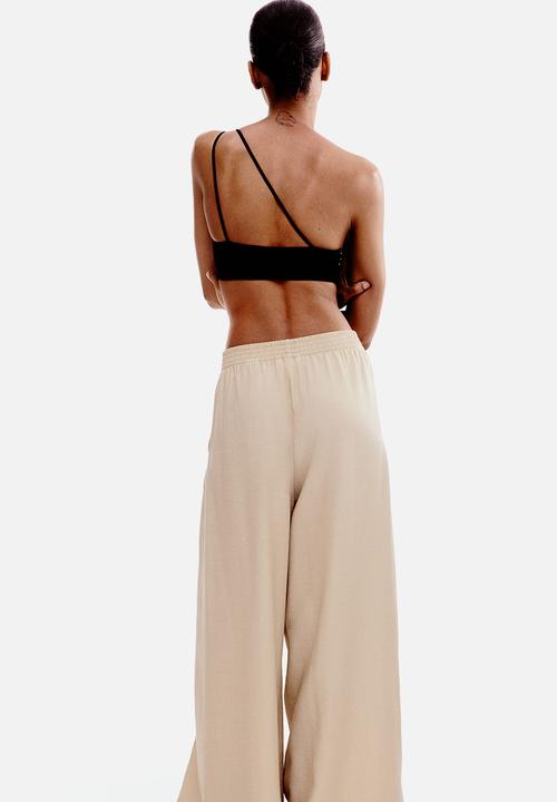 H&M - Wide pull-on trousers - beige