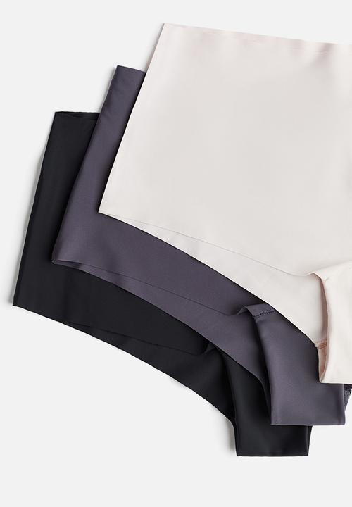 H&M - 3 pack microfibre shortie briefs - multi