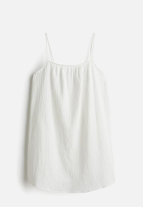H&M - Muslin beach dress - white