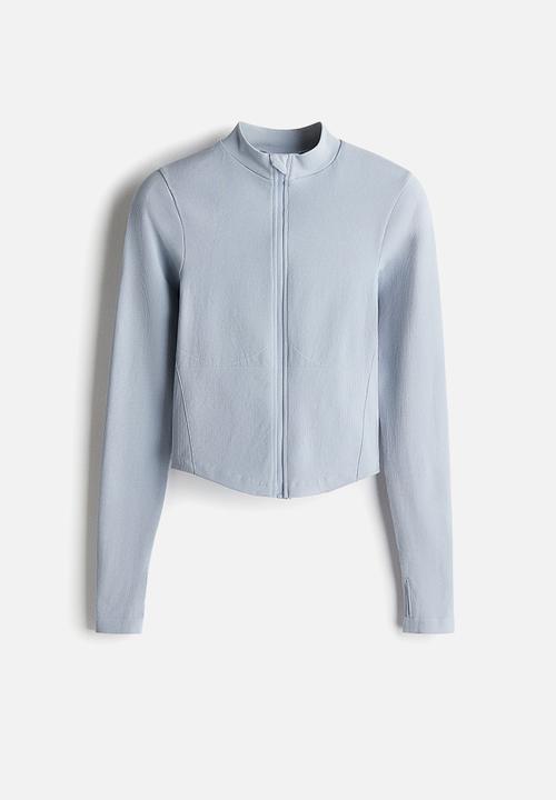 H&M - Seamless sports jacket with drymove™ - pale blue