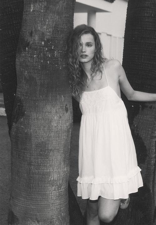 H&M - Cotton strappy dress - white