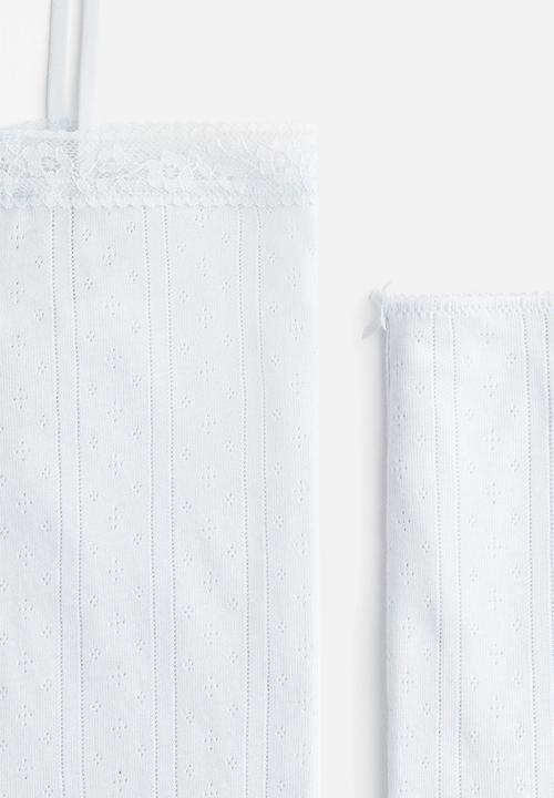 H&M - Pointelle pyjamas - pale blue