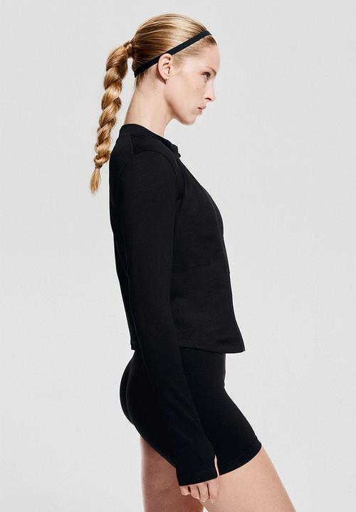 H&M - Seamless invisible scrunch hotpants with drymove™ - black
