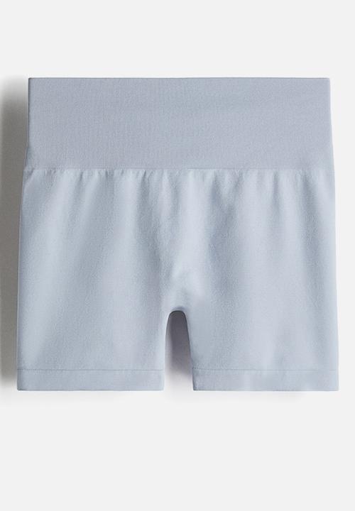 H&M - Seamless invisible scrunch hotpants with drymove™ - light blue