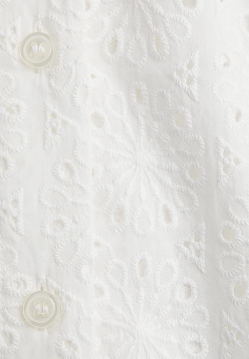 H&M - Broderie anglaise shirt - white