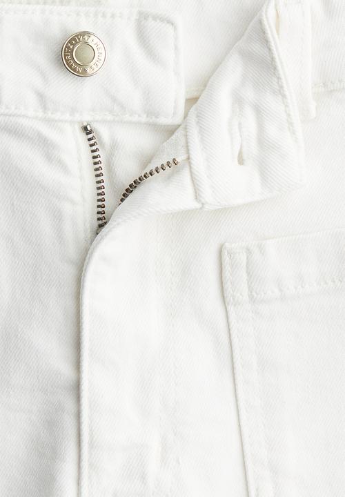 H&M - Denim shorts - white