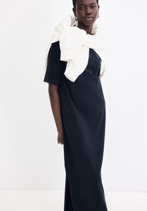 H&M - Long t-shirt dress - navy blue 