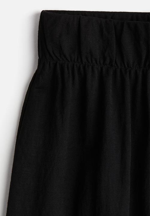 H&M - Wide trousers - black