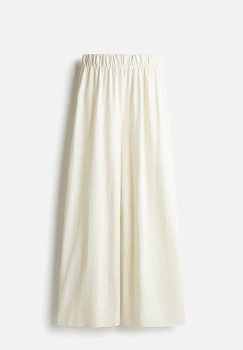 H&M - Wide trousers - white
