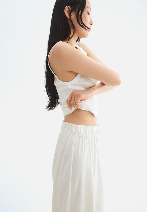 H&M - Wide trousers - white