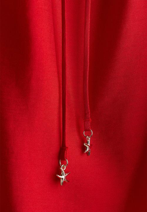 H&M - Frill-trimmed blouse - red