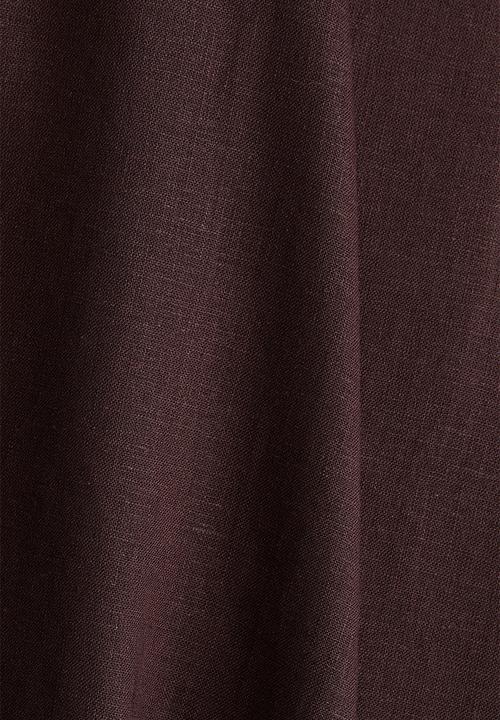 H&M - Linen-blend skirt - dark brown 