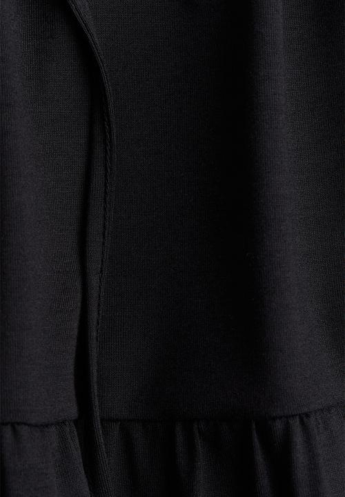 H&M - Tiered maxi skirt - black