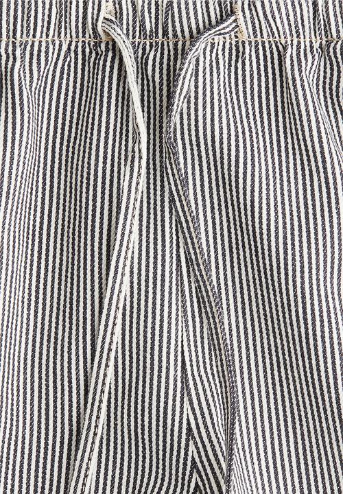 H&M - Drawstring shorts - white & black striped