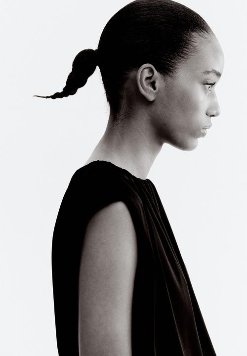 H&M - Draped cropped top - black