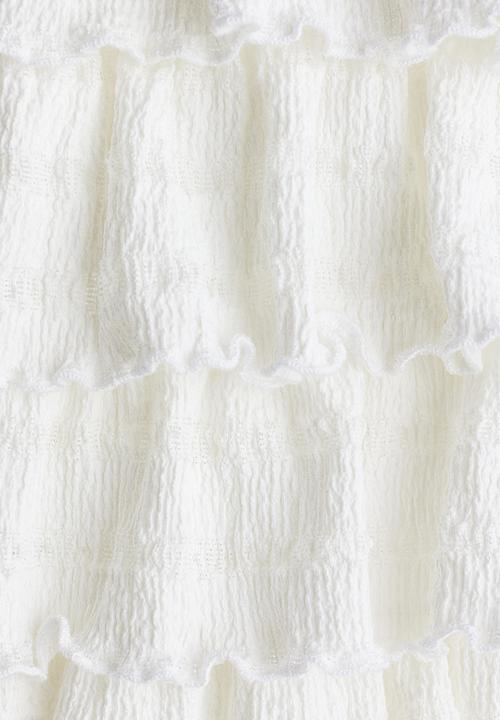 H&M - Tiered halterneck top - cream