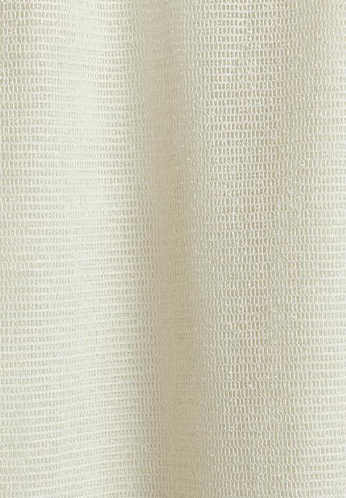 H&M - Wide hole-knit trousers - light greige 