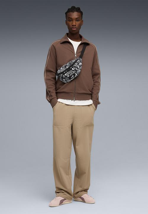 PUMA - Puma Academy Aop Waist Bag - Puma Black-Turbo Aop