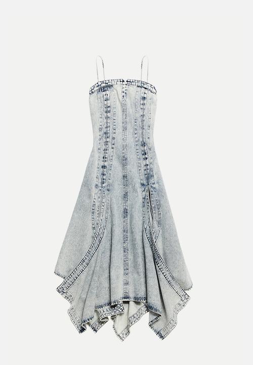 H&M - Glenn Martens H&M: Denim dress - light denim blue