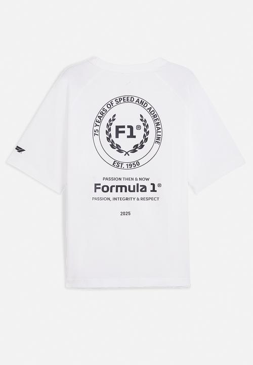 PUMA - F1 Tee 75yrs - Relaxed - PUMA White