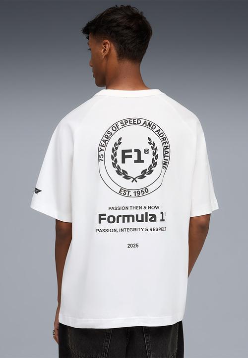 PUMA - F1 Tee 75yrs - Relaxed - PUMA White