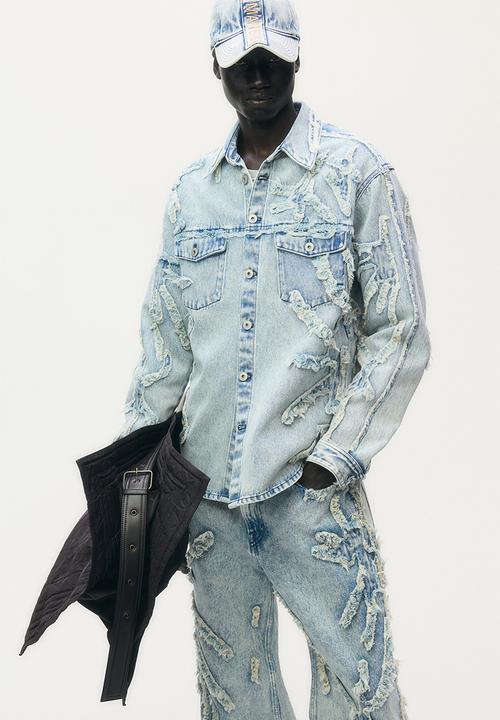 H&M - Glenn Martens H&M: Distressed-look jeans -   light denim blue 