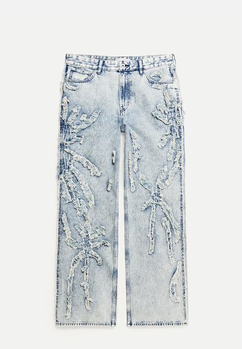 H&M - Glenn Martens H&M: Distressed-look jeans -   light denim blue 