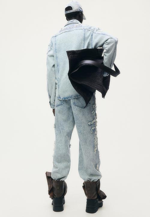 H&M - Glenn Martens H&M: Distressed-look jeans -   light denim blue 