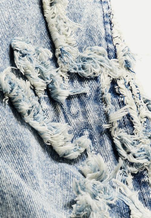 H&M - Glenn Martens H&M: Distressed-look jeans -   light denim blue 