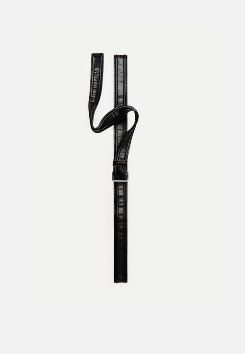 H&M - Boning-detail belt - black