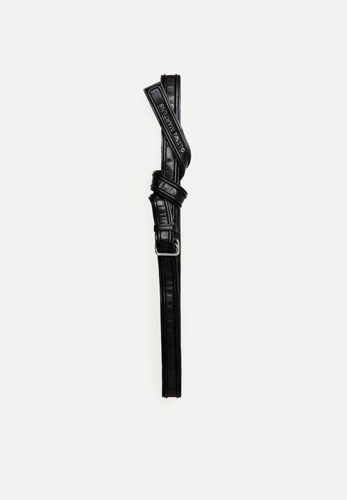 H&M - Boning-detail belt - black