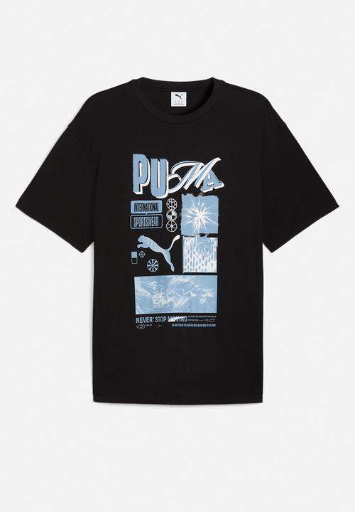 PUMA - Graphic PUMA Sportswear Relaxed Tee M PU