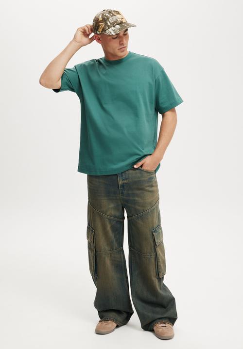 Cotton On - Box Fit T-Shirt - Frosted Teal