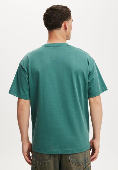 Cotton On - Box Fit T-Shirt - Frosted Teal