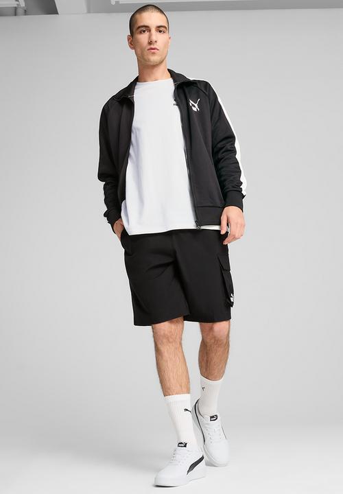 PUMA - ESS No. 1 Logo Woven Cargo Shorts 9" - PUMA Black