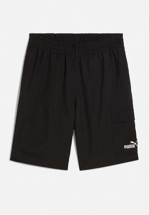 PUMA - ESS No. 1 Logo Woven Cargo Shorts 9" - PUMA Black