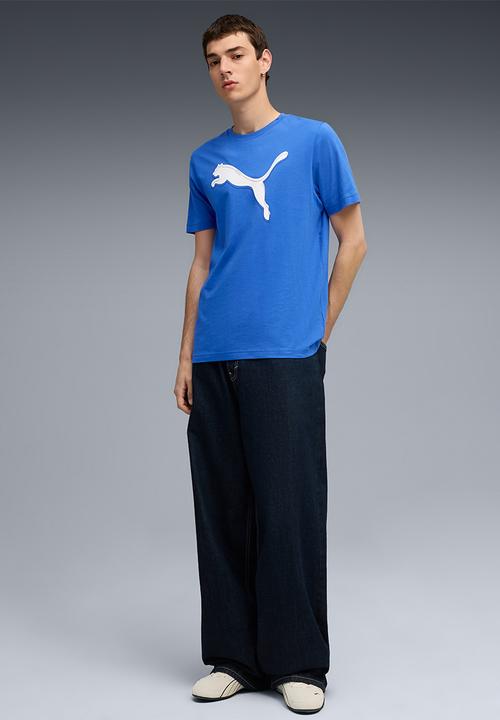 PUMA - GRAPHIC Cat Logo Tee - Mountain Blue
