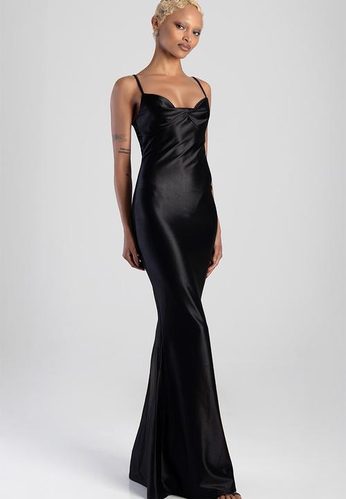 SISSY BOY - Maxi Dress With An Underbust Cutline And Twisted Panel Detail - Black