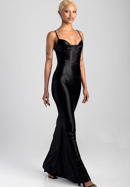 SISSY BOY - Maxi Dress With An Underbust Cutline And Twisted Panel Detail - Black