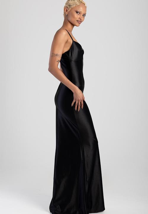 SISSY BOY - Maxi Dress With An Underbust Cutline And Twisted Panel Detail - Black