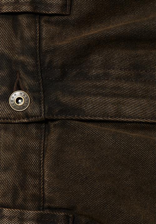 H&M - Glenn Martens H&M: Slouchy twill trousers - dark brown