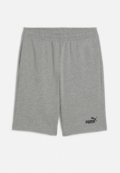 PUMA - Ess No. 1 Logo Jersey Shorts B-Medium Gray Heather